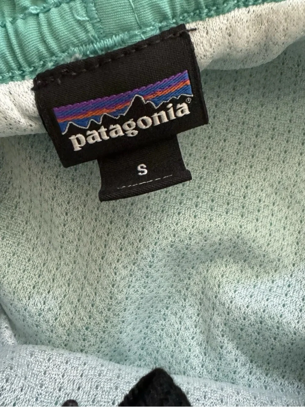 Patagonia Men’s Baggies Shorts Aqua Green Turquoise Size S
